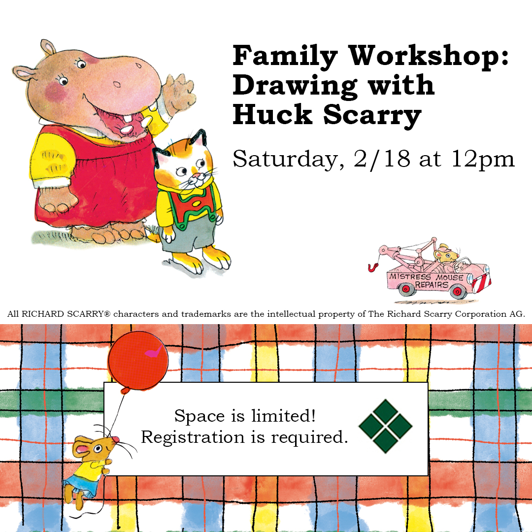 Family Workshop: Drawing with Huck Scarry