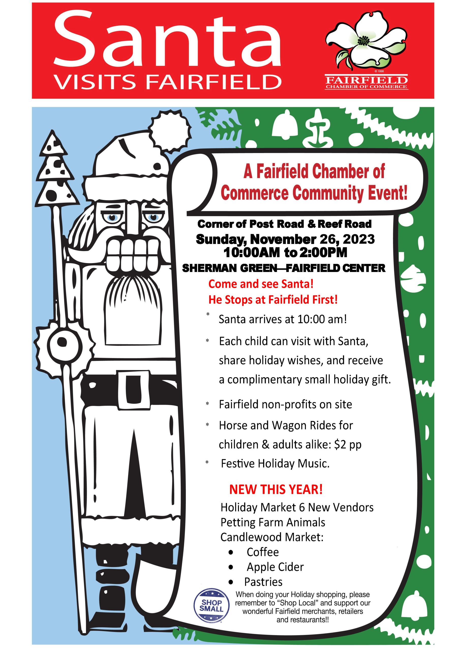 Santa Visits Fairfield